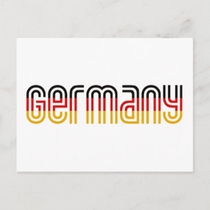 Deutschland Flagge! Postkarte
