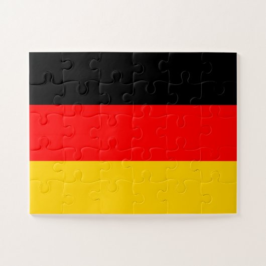 Deutschland-Flagge Puzzle (Horizontal)