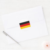 Deutschland-Flagge Runder Aufkleber (Umschlag)