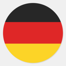 Deutschland-Flagge Runder Aufkleber