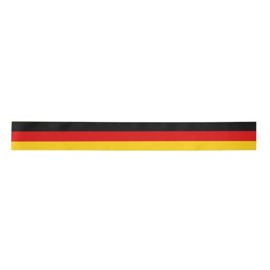 Deutschland-Flagge Satinband (Vorderseite)
