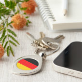 Deutschland-Flagge Schlüsselanhänger (Seite)