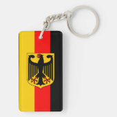 Deutschland-Flagge Schlüsselanhänger (Rückseite)