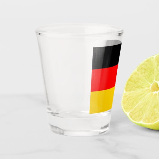 Deutschland-Flagge Schnapsglas (Links)