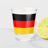 Deutschland-Flagge Schnapsglas (Vorderseite)
