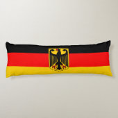 Deutschland-Flagge Seitenschläferkissen (Rückseite)
