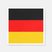 Deutschland-Flagge Serviette (Vorderseite)