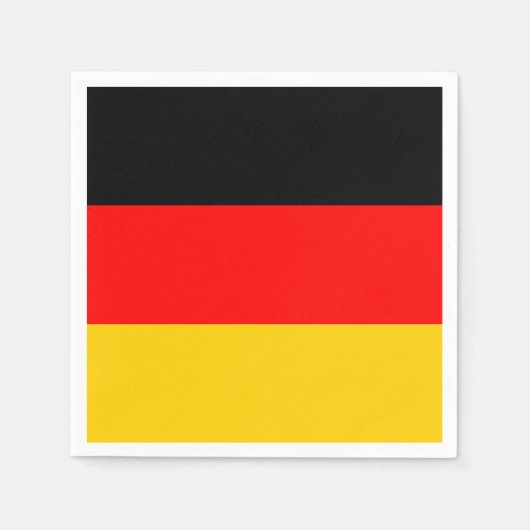 Deutschland-Flagge Serviette (Vorderseite)