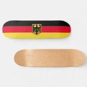 Deutschland-Flagge Skateboard (Horizontal)