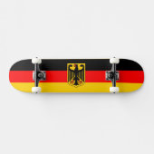Deutschland-Flagge Skateboard (Horizontal)
