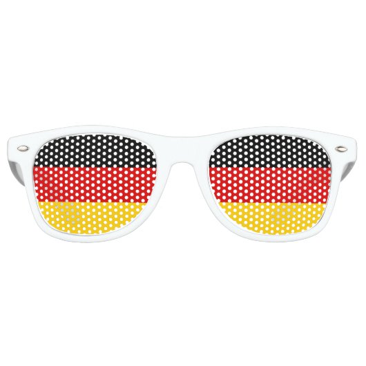 Deutschland Flagge - Sonnenbrille (Vorderseite)