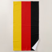 Deutschland-Flagge Strandtuch (Vorderseite)