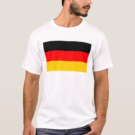 Deutschland-Flagge T-Shirt (Vorderseite)