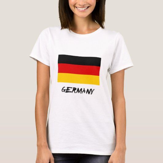 Deutschland-Flagge T-Shirt (Vorderseite)