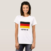 Deutschland-Flagge T-Shirt (Vorne ganz)