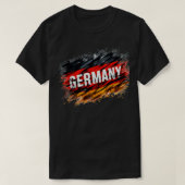 Deutschland-Flagge T-Shirt (Design vorne)
