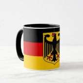 Deutschland-Flagge Tasse (Vorderseite Links)