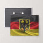 Deutschland-Flagge-Taste Button (Vorderseite/Rückseite)