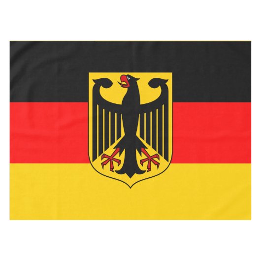 Deutschland-Flagge Tischdecke (Vorderseite (Horizontal))