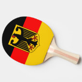 Deutschland-Flagge Tischtennis Schläger (Seitenansicht)