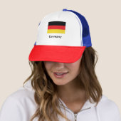 Deutschland-Flagge Truckerkappe (Beispiel)