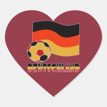 Deutschland Flagge und Fußball-Ball graue Grenze