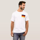 Deutschland-Flagge und Karten-T - Shirt (Vorne ganz)