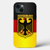 Deutschland - Flagge und Wappen Case-Mate iPhone Hülle (Rückseite)