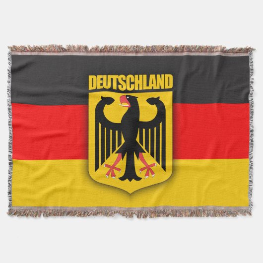 Deutschland - Flagge und Wappen Decke (Vorderseite)
