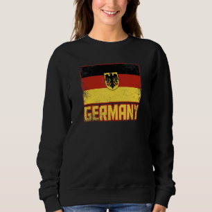 Deutschland-Flagge Vintage Retro Land Deutschland  Sweatshirt