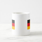Deutschland-Flagge w COA-Tasse Kaffeetasse (Mittel)