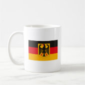 Deutschland-Flagge w COA-Tasse Kaffeetasse (Links)