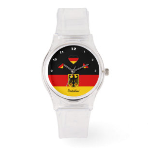 Deutschland flagge Watch, Eagle, Deutschland /spor Armbanduhr
