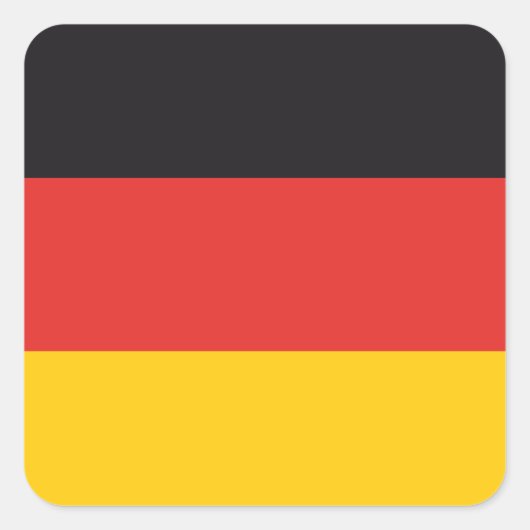 Deutschland Flagge x20 Aufkleber deutsche Flagge (Vorderseite)
