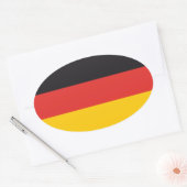 Deutschland Flagge x20 Aufkleber Deutsche Oval Fla (Umschlag)