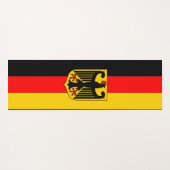 Deutschland-Flagge Yogamatte (Rückseite (Horizontal))