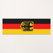Deutschland-Flagge Yogamatte (Vorderseite (Horizontal))