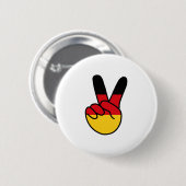 Deutschland Flagge / Zeichen Button (Vorne & Hinten)