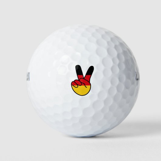 Deutschland Flagge / Zeichen Golfball (Vorderseite)