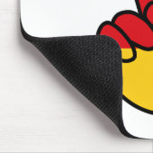 Deutschland Flagge / Zeichen Mousepad (Ecke)