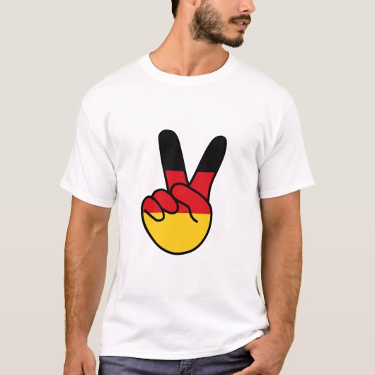 Deutschland Flagge / Zeichen T-Shirt (Vorderseite)