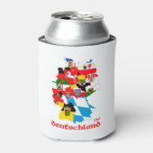 Deutschland Flaggen Dosenkühler (Kanne Vorderseite)