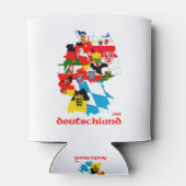 Deutschland Flaggen Dosenkühler (Rückseite)