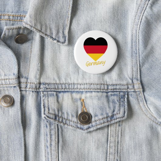 Deutschland-Flaggen-Herz Button (Beispiel)