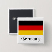 Deutschland-Flaggen-Knopf Button (Vorne & Hinten)