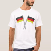 Deutschland Flaggen T - Shirt (Vorderseite)