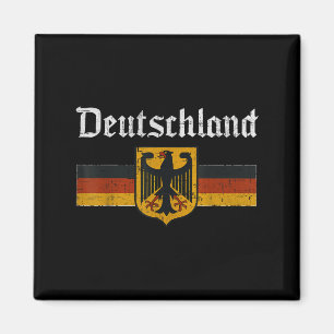 Deutschland Flaggenadler Vintages deutsches Kultur Magnet