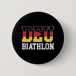 Deutschland Flaggenbiathlonistin - Deutscher Deu B Button
