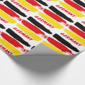 Deutschland-Flaggendesigns Geschenkpapier (Ecke)