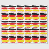 Deutschland-Flaggendesigns Geschenkpapier (Flach)
